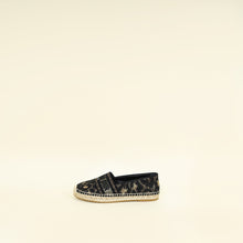 Christian Dior Bicolor Mizza Embroidered Granville Espadrille 38.5