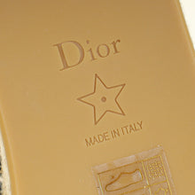 Christian Dior Bicolor Mizza Embroidered Granville Espadrille 38.5