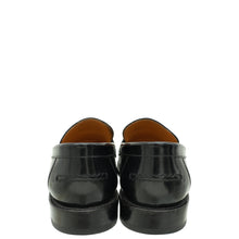 Christian Dior Black Brushed Code Loafers 38