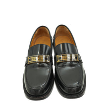 Christian Dior Black Brushed Code Loafers 38