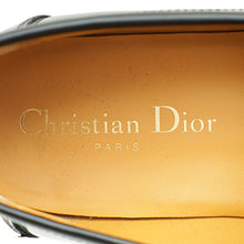 Christian Dior Black Brushed Code Loafers 38