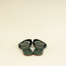 Christian Dior Leaf Green 30 Montaigne Flat Slides 38