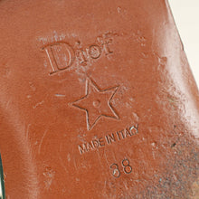 Christian Dior Leaf Green 30 Montaigne Flat Slides 38