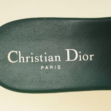 Christian Dior Leaf Green 30 Montaigne Flat Slides 38