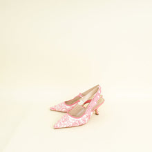 Christian Dior Bicolor J'adior Toile De Jouy Embroidered Slingback Pump Toile De Jouy