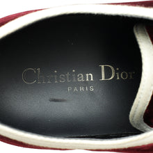 Christian Dior  Burgundy Velvet Walk'n'Dior Low Top Sneaker 38.5