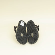 Christian Dior Bicolor Mizza Cotton Embroidered D-Wave Sandal 38