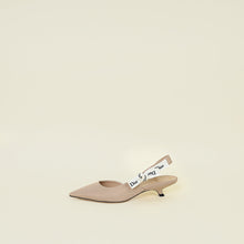 Christian Dior Powder Pink J'Adior Half D'Orsay Slingback Pumps 39.5