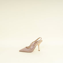 Christian Dior Rose Crystal Embellished J'Adior Slingback Pumps 39