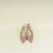 Christian Dior Rose Crystal Embellished J'Adior Slingback Pumps 39