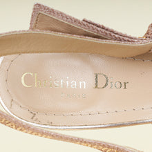 Christian Dior Rose Crystal Embellished J'Adior Slingback Pumps 39