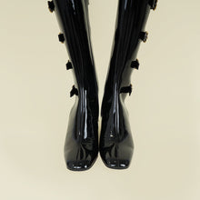 Christian Dior Black D-Idole High-Heeled Boots 39