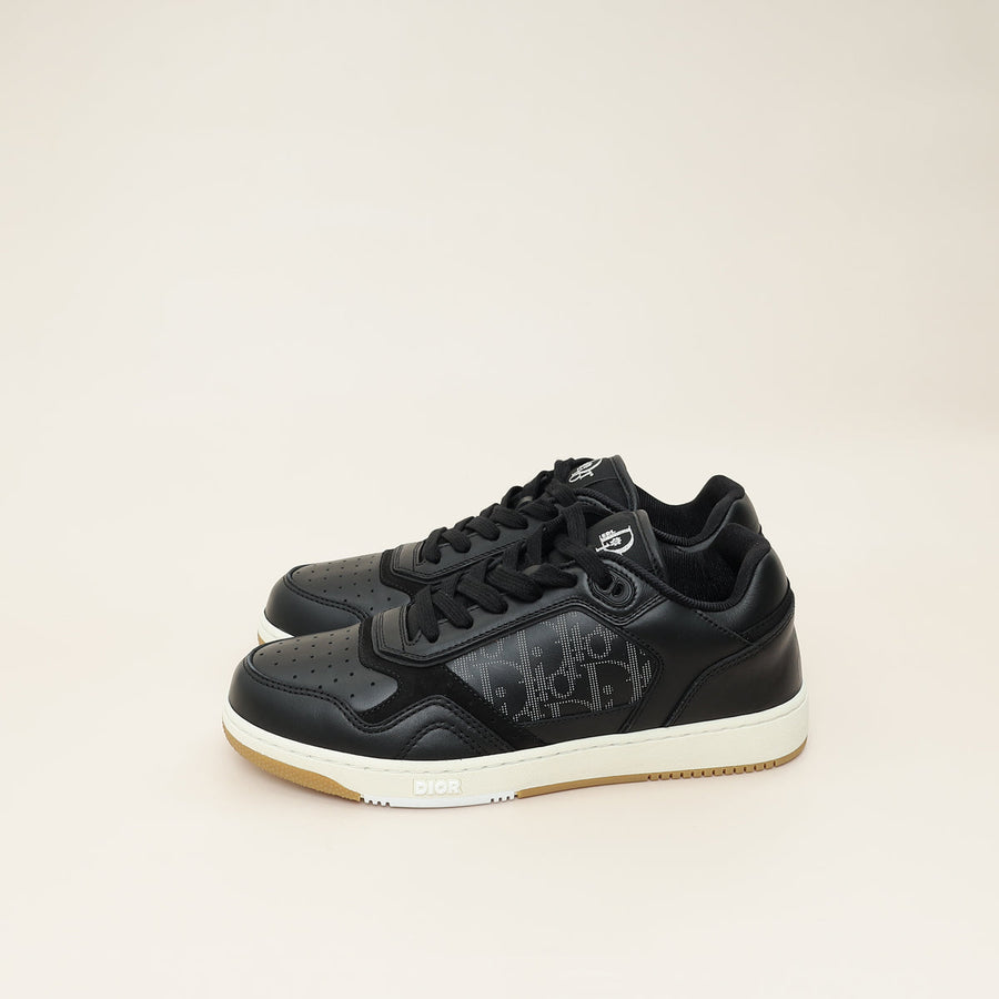 Christian Dior Black Oblique B27 Low-Top Sneaker 39
