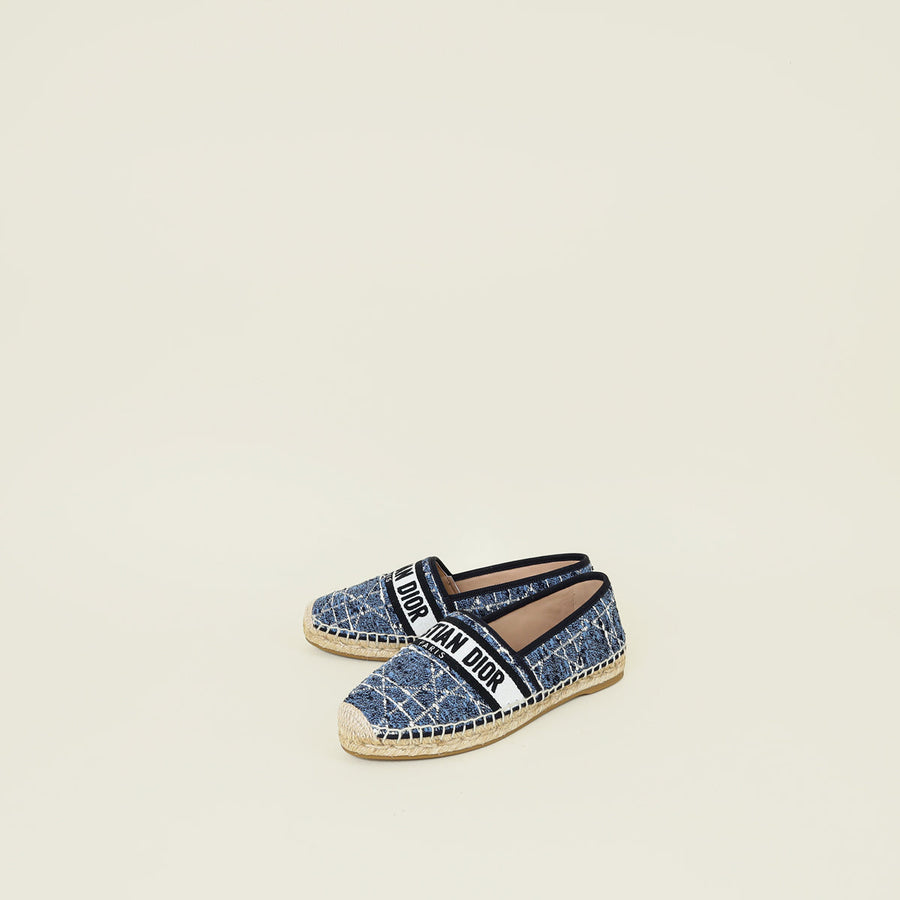 Christian Dior Tricolor Granville Espadrille 39