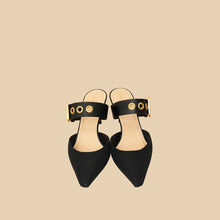 Christian Dior Black D-Dior Heeled Mules 40