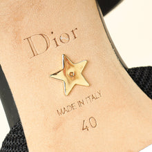 Christian Dior Black D-Dior Heeled Mules 40