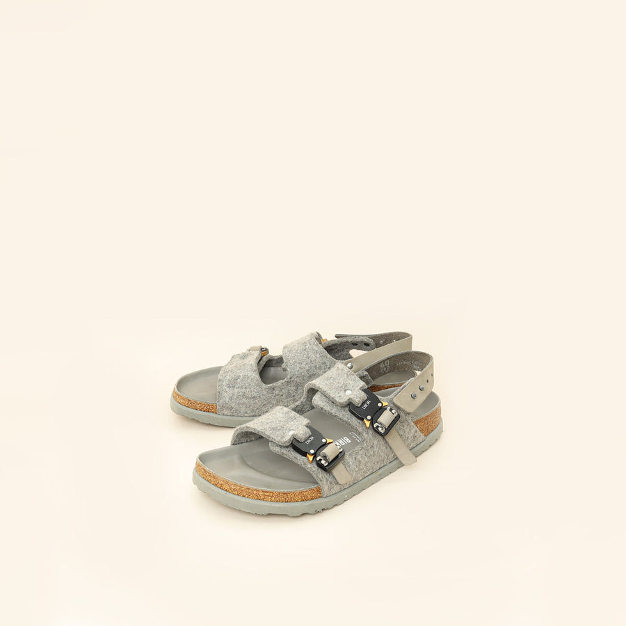 Christian Dior Gray x Birkenstock Milano Sandal 40
