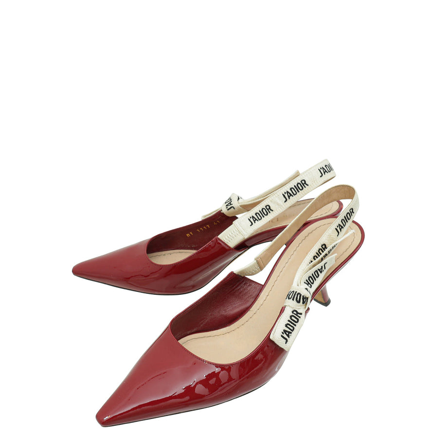 Christian Dior Cherry J'adior Slingback 41