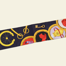 Christian Dior Multicolor Astrologie Silk Twilly