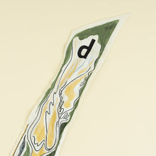 Christian Dior Olive Multicolor Plumes Letter Silk Twilly