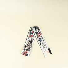 Christian Dior Multicolor D-Floral Mitzah Silk Twilly