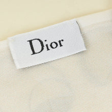 Christian Dior Cream Multicolor Mitzah Amour Silk Twilly