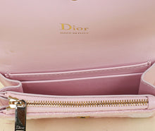 Christian Dior Soupir Pink Dioramour Dior Oblique Glycine Wallet