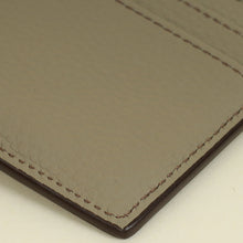 Christian Dior Beige Grey Caro Card Holder