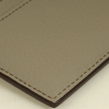 Christian Dior Beige Grey Caro Card Holder