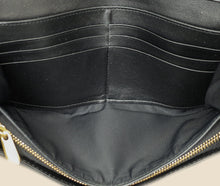 Christian Dior Black Cannage Diorling Chain Wallet