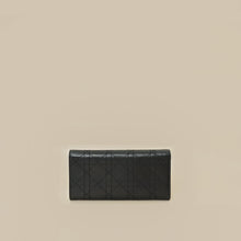 Christian Dior Black Cannage Diorling Chain Wallet