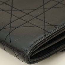 Christian Dior Black Cannage Diorling Chain Wallet