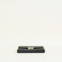 Christian Dior Black Cannage New Lock Wallet