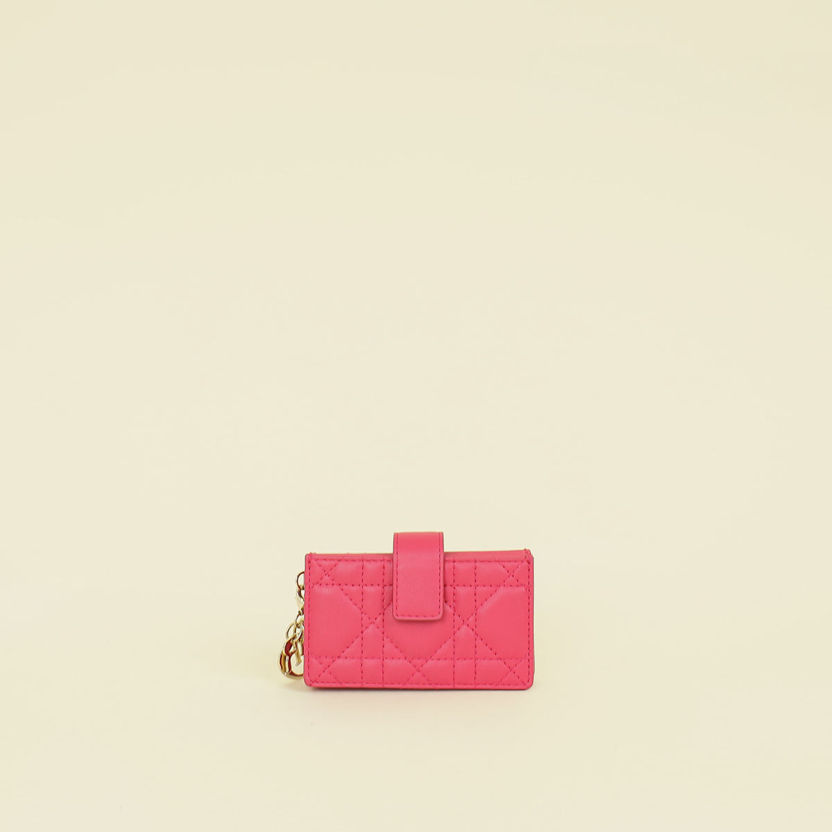 Christian Dior Pink Lady Dior 5 Gusset Card Holder