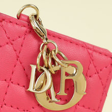 Christian Dior Pink Lady Dior 5 Gusset Card Holder