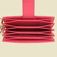 Christian Dior Pink Lady Dior 5 Gusset Card Holder