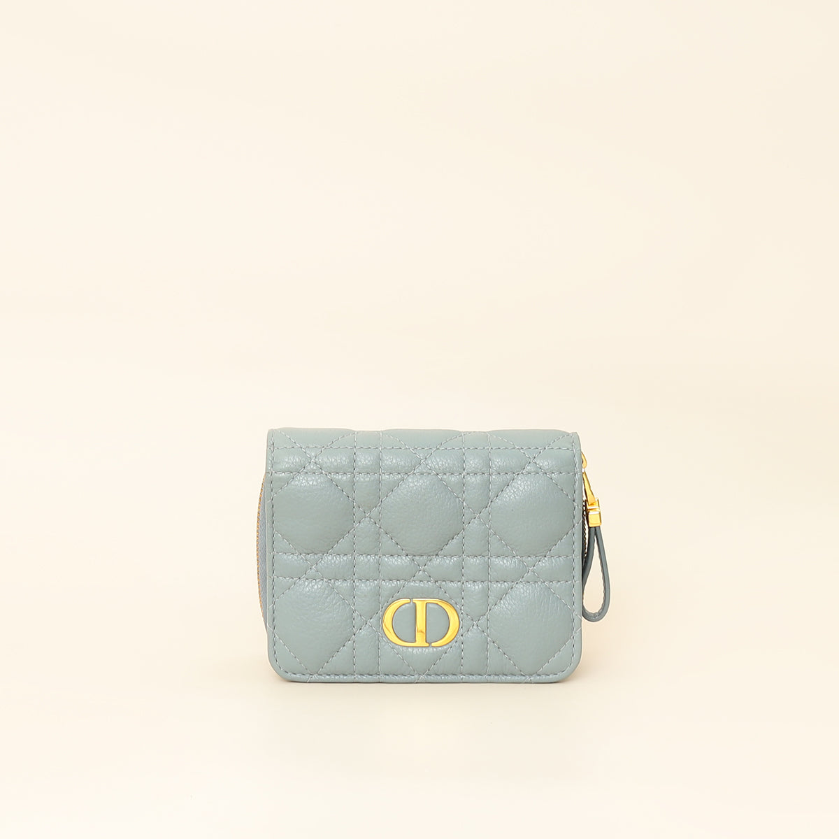 Christian Dior Cloud Blue Caro Scarlet Wallet