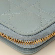 Christian Dior Cloud Blue Caro Scarlet Wallet