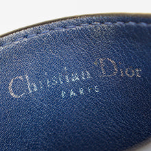 Christian Dior Navy Blue Lady Dior Card Holder