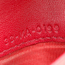Christian Dior Red Saddle Lotus Wallet