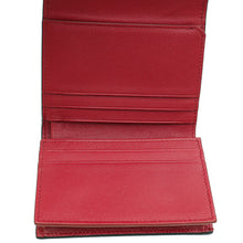 Christian Dior Red Saddle Lotus Wallet
