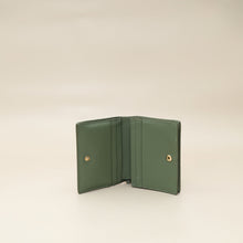 Christian Dior Green Mini Lady Dior Wallet