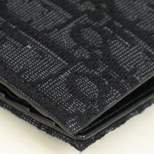 Christian Dior Black Oblique Vertical Wallet