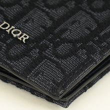 Christian Dior Black Oblique Vertical Wallet