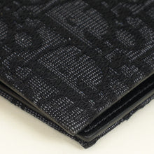 Christian Dior Black Oblique Vertical Wallet