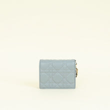 Christian Dior Grey Mini Lady Dior Gardenia Wallet