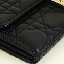 Christian Dior Black New Lock Chain Wallet
