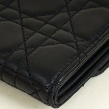 Christian Dior Black New Lock Chain Wallet