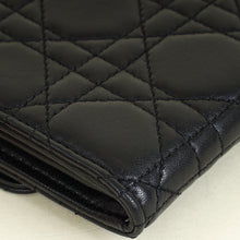 Christian Dior Black New Lock Chain Wallet