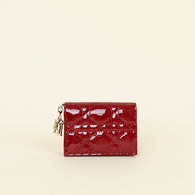 Christian Dior Cherry Red Lady Dior Small Wallet